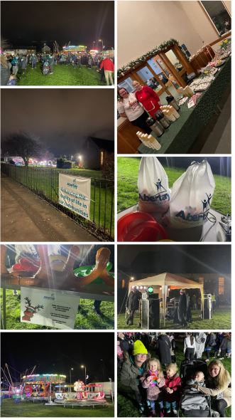Fintry Christmas Lights Switch On
