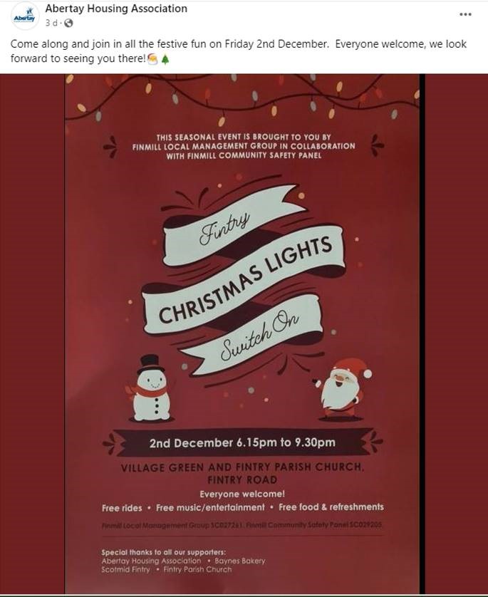 Fintry Christmas Lights